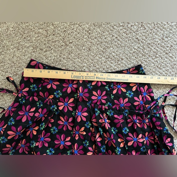 Free People NWT Miss You Most Extreme Wide Cotton Pants Floral Printed size 10 - Picture 5 of 10